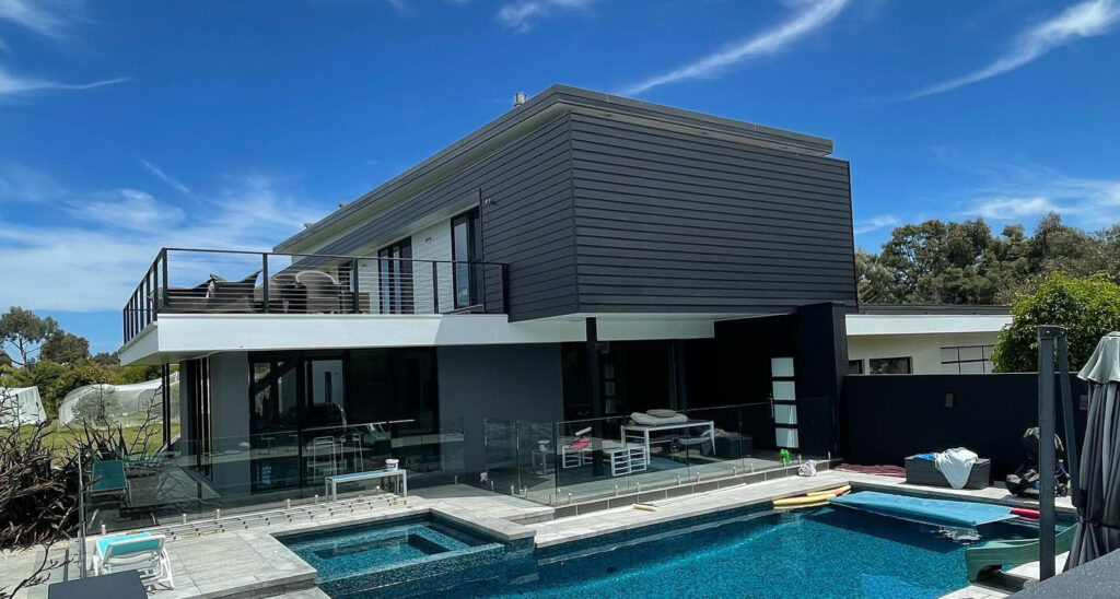 Exterior of house painted in Torquay